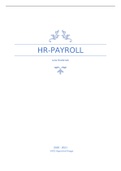 Samenvatting  HR-Payroll &lpar;B3G887&rpar;