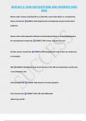 MODULE 6- CMN 568 QUESTIONS AND ANSWERS 100&percnt;  PASS
