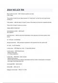 2024 NCLEX RN EXAM QUESTIONS AND ANSWERS &lpar; A&plus; GRADED 100&percnt; VERIFIED&rpar;&period;