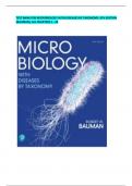 TEST BANK FOR MICROBIOLOGY WITH DISEASES BY TAXONOMY&comma; 6TH EDITION &lpar;BAUMAN&rpar;&comma; ALL CHAPTERS 1 - 26&comma; COMPLETE RECENT VERSION