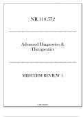 &lpar;JHU&rpar; NR&period;110&period;572 Advanced Diagnostics & Therapeutics - Midterm Review 1 20242025