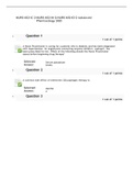 NURS 6521C Advnced Pharmacology Assessment 2020&vert;Graded A