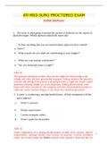 ATI Med-Surg &lpar;Latest&rpar; proctored Exam&period;