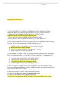 NURSING 220Community A GRADED A
