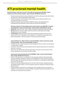 ATI Proctored Mental Health Study Guide [Latest 2020]