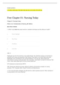 Practice questions for nursing 150, 438 pages, well revised Chapters rated A+
