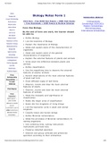 Biology Notes Form 1 PDF &lowbar; Biology Form 1 Questions and Answers PDF&period;