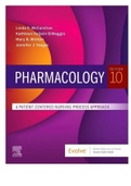 Pharmacology 10th Edition By McCuistion Test Bank | A Patient-Centered Nursing Process Approach, 10th Edition | Complete 55 Chapters