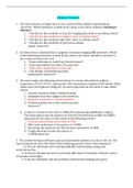 nurs 3165 Predictor version 2 2021 latest edition questions and answers