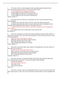 Nurs 3165 predictor version 1 complete questions and answers 2021 latest update