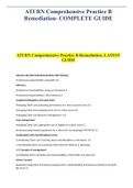 NURS 202 ATI RN Comprehensive Practice B Remediation COMPLETE GUIDE
