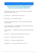 ITM 100 Exam Review Questions And Answers Latest Update 2024&sol;2025