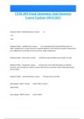 ITM 209 Final Questions And Answers Latest Update 2024&sol;2025