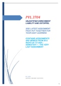 PVL 3704 EXAM/ASSIGNMENT PACK