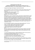 MSN 5410 Medical Surgical Final Exam Study Guide-Miami Regional University