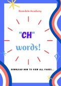 "Ch" Words ~ Important Phonics | Top Examples With Sentences ~ New Spellings