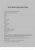 NCE&colon; DSM-5 Exam Study Guide&period;