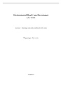 Bundle Environmental Quality and Governance ENP36806