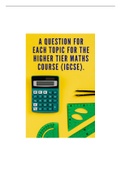 *Back to School Revision*Higher Tier maths ~ Full course Q&A (107 pages) | GCSE / IGCSE must buy content! 