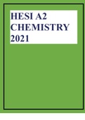 HESI A2 CHEMISTRY 2021.