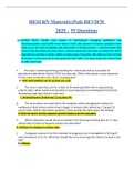 &Tab;HESI RN Maternity&vert;Peds REVIEW Question & Answers - 2020