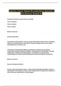 Captains Career Course Pre-work Exam Questions And Answers Graded A&plus;