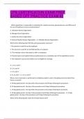 CPB Certification Exam Prep &lpar;based off Practice Exam &num;2&rpar;