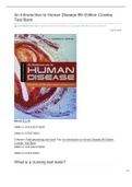An Introduction to Human Disease 8th Edition Crowley Test Bank