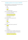 MICROBIO 242 Midterm Exam Questions ANSWERS