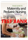 Test Bank Maternity and Pediatric Nursing 3rd Edition By Susan Ricci, Theresa Kyle, and Susan Carman CHAPTER 1 TO 51