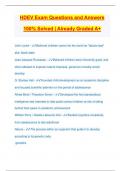 HDEV Exam Questions and Answers 100&percnt; Solved &vert; Already Graded A&plus;