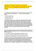 Test Bank Nutritional Foundations and Clinical Applications A Nursing Approach 8th Edition by Michele Grodner&comma; Sylvia EscottStump&comma; Suzanne Dorner&vert;1-20 Chapter