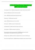 CYB 210 Final Review Questions all 100&percnt; Solved Correct