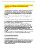 Test Bank for Diagnostic and Statistical Manual of Mental Disorders &lpar;DSM-5&reg;&rpar; questions and answers with rationales