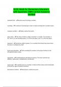 D125 Math   EXAMS BUNDLE ALL WITH Questions and 100&percnt; Correct Verified Answers&vert; Latest Update