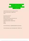 DC Real Estate Exam Guide WITH Questions and Complete Solutions&sol;Verified Answers 