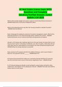 DC Real Estate License Exam WITH Questions and Complete Solutions&sol;Verified Answers &vert;Latest Update 2-24-2025