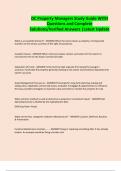 DC Property Managers Study Guide WITH Questions and Complete Solutions&sol;Verified Answers &vert;Latest Update