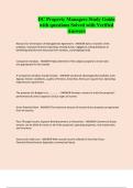 DC Property Managers Study Guide with questions Solved with Verified Answers