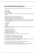 Nurs 204 Practice Questions
