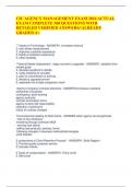 CIC AGENCY MANAGEMENT EXAM 2024 ACTUAL EXAM  PACKAGE DEAL