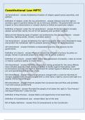 Constitutional Law MPTC