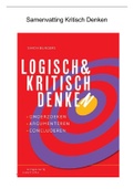 Samenvatting boek Logisch en Kritisch Denken | ISBN 9789046904978 | Afgerond met 8,3