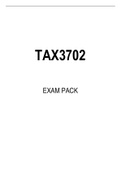 TAX3702 EXAM PACK 2022