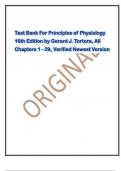 Exam &lpar;elaborations&rpar; HUMAN PHYSIOLOGY 16TH EDITION
