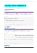 Sophia Conflict Milestone 5&period;&vert; VERIFIED SOLUTION 