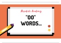 "Oo" Words ~ Important Phonics | Top Examples With Sentences ~ New Spellings