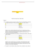 NURSING 2058Health Assessment Exam1 LATEST