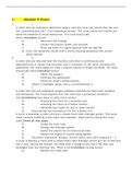 NURSING NCLEX Module 9 Exam Questions and Answers
