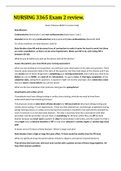 NURSING 3365 Exam 2 review&period;